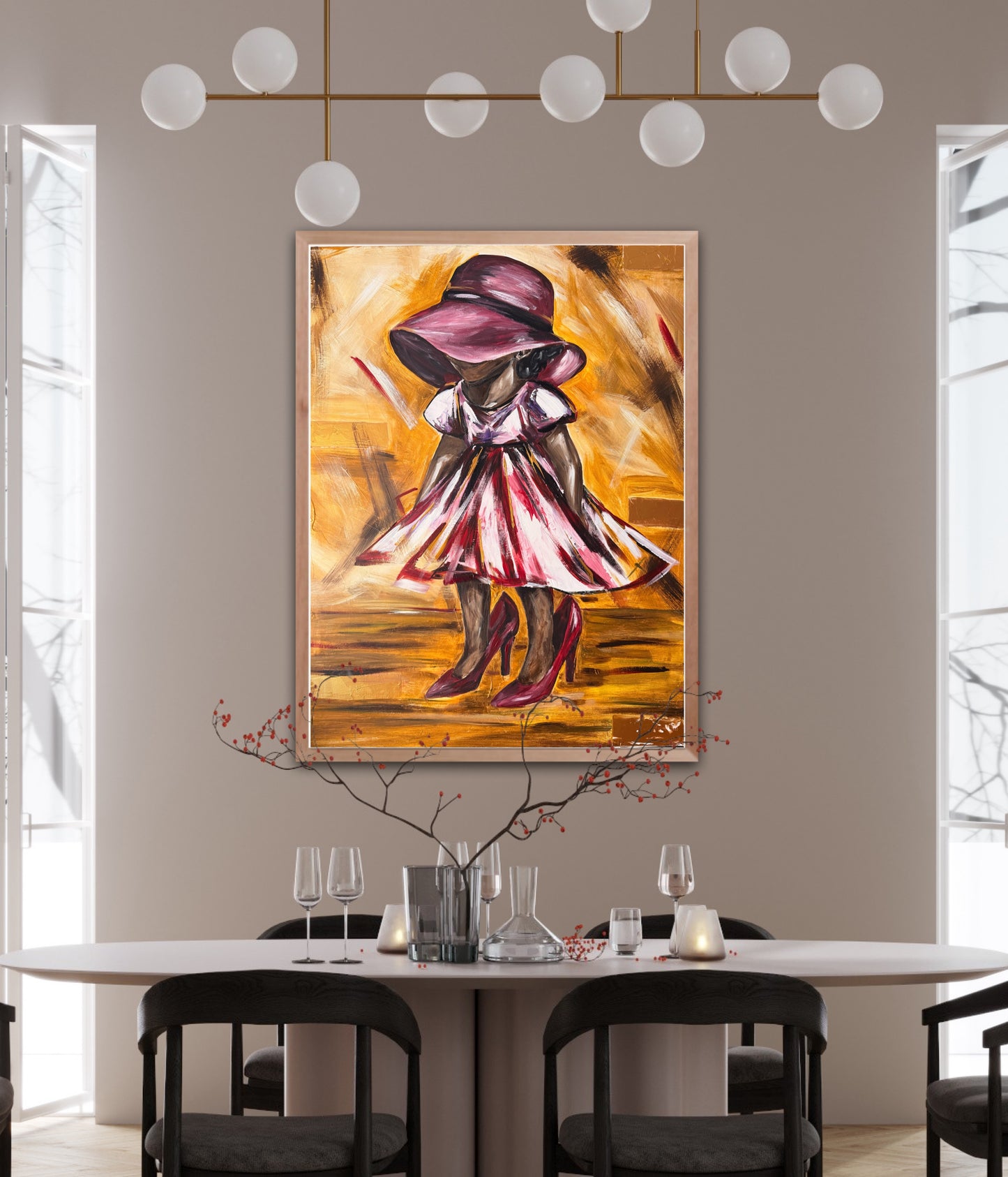 In her Mothers shoes