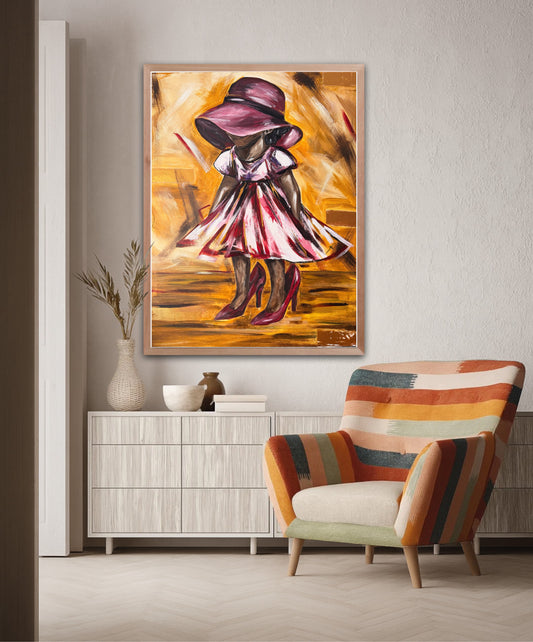 In her Mothers shoes