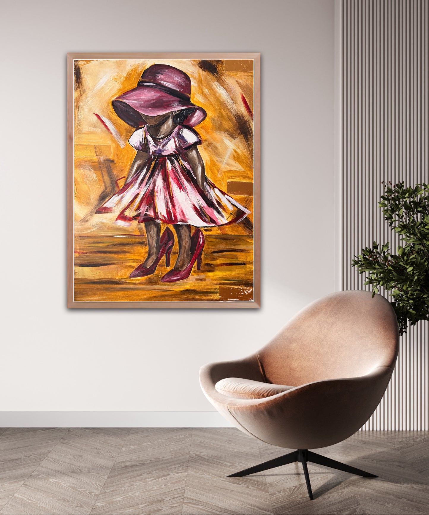 In her Mothers shoes