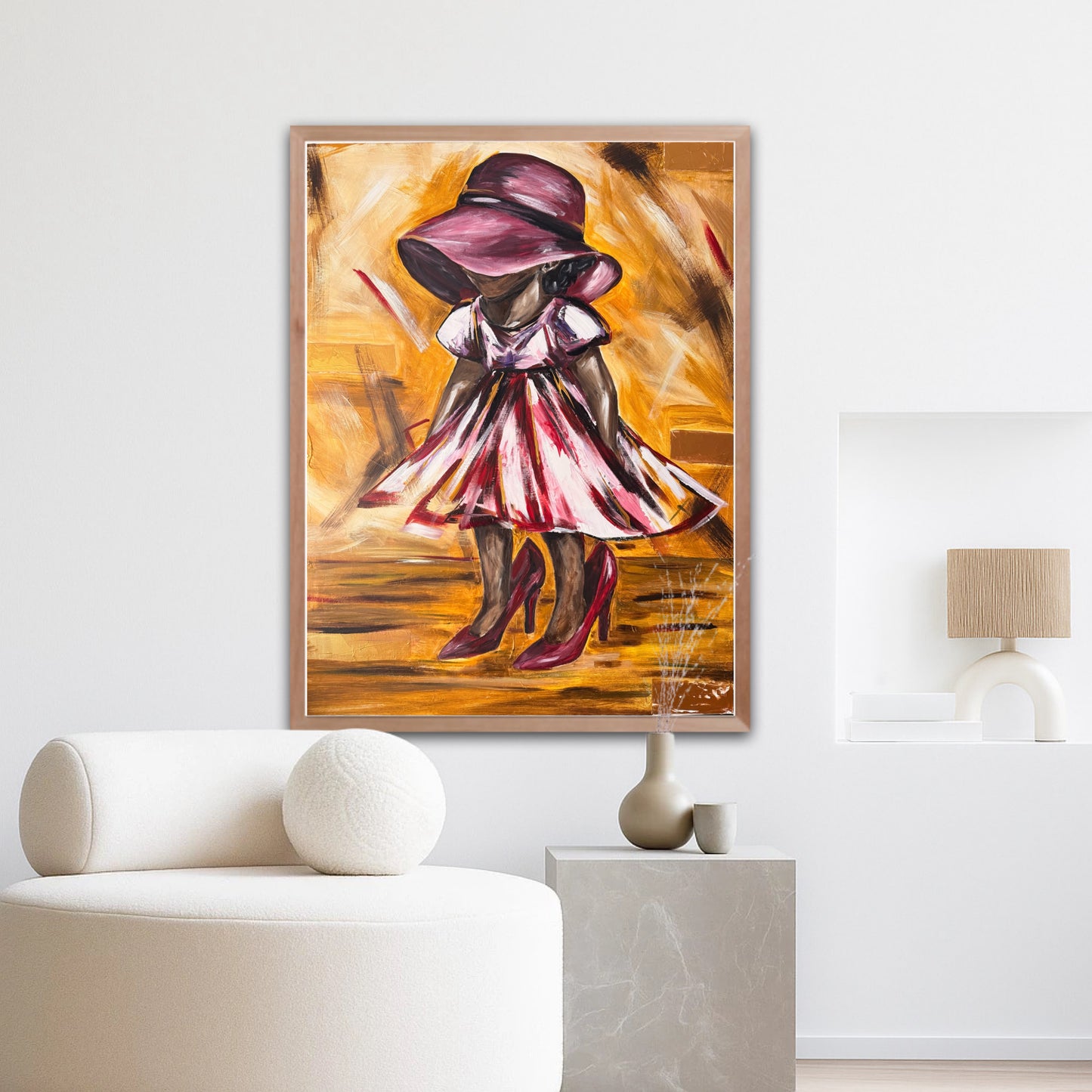 In her Mothers shoes